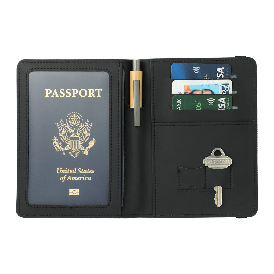 Custom Deluxe Recycled Passport Wallet