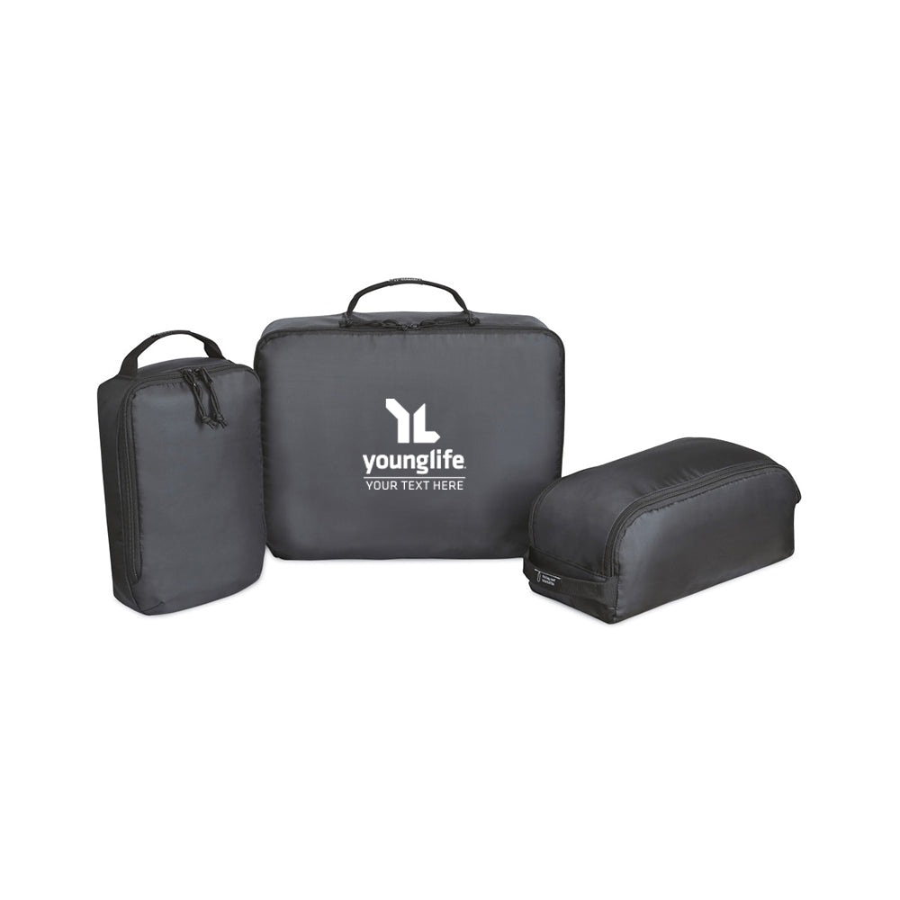 Custom Renew rPET 3 Piece Packing Cube Set