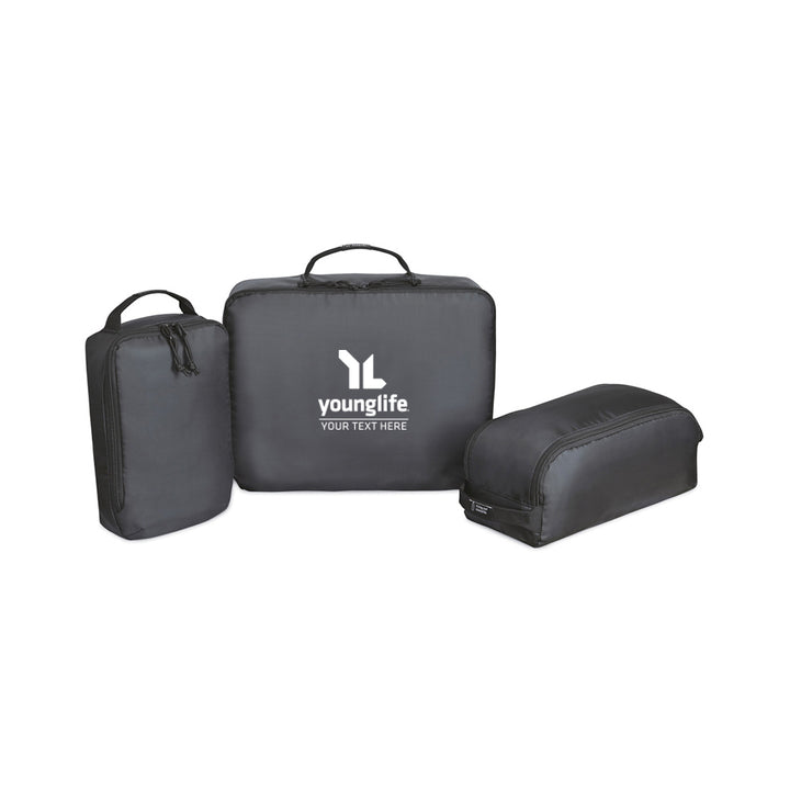 Custom Renew rPET 3 Piece Packing Cube Set