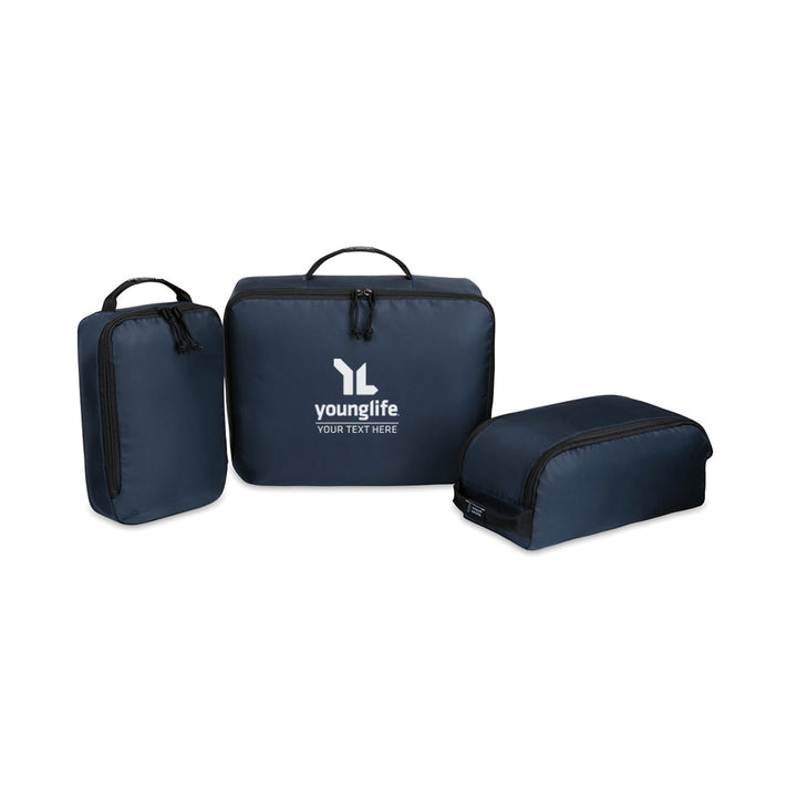 Custom Renew rPET 3 Piece Packing Cube Set