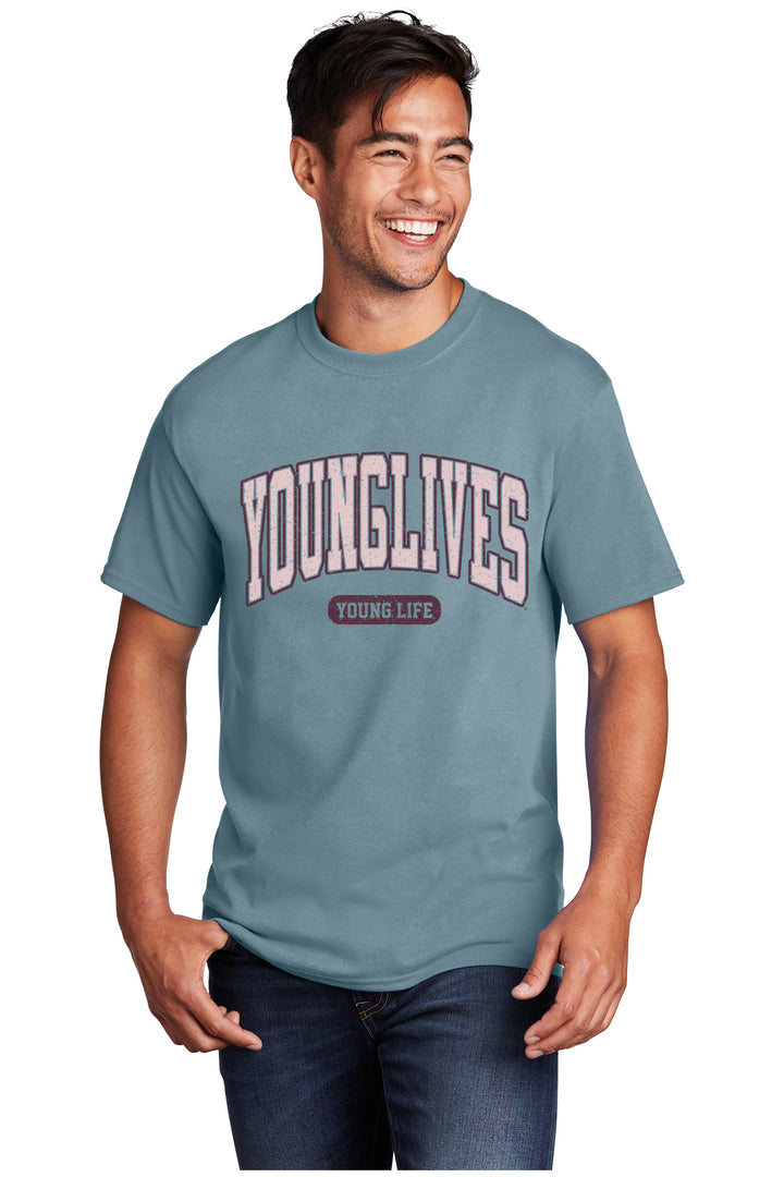 Arched Collegiate Tee- YoungLives