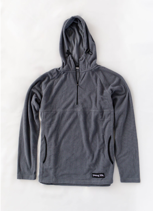 Grid Fleece Hoodie - Unisex