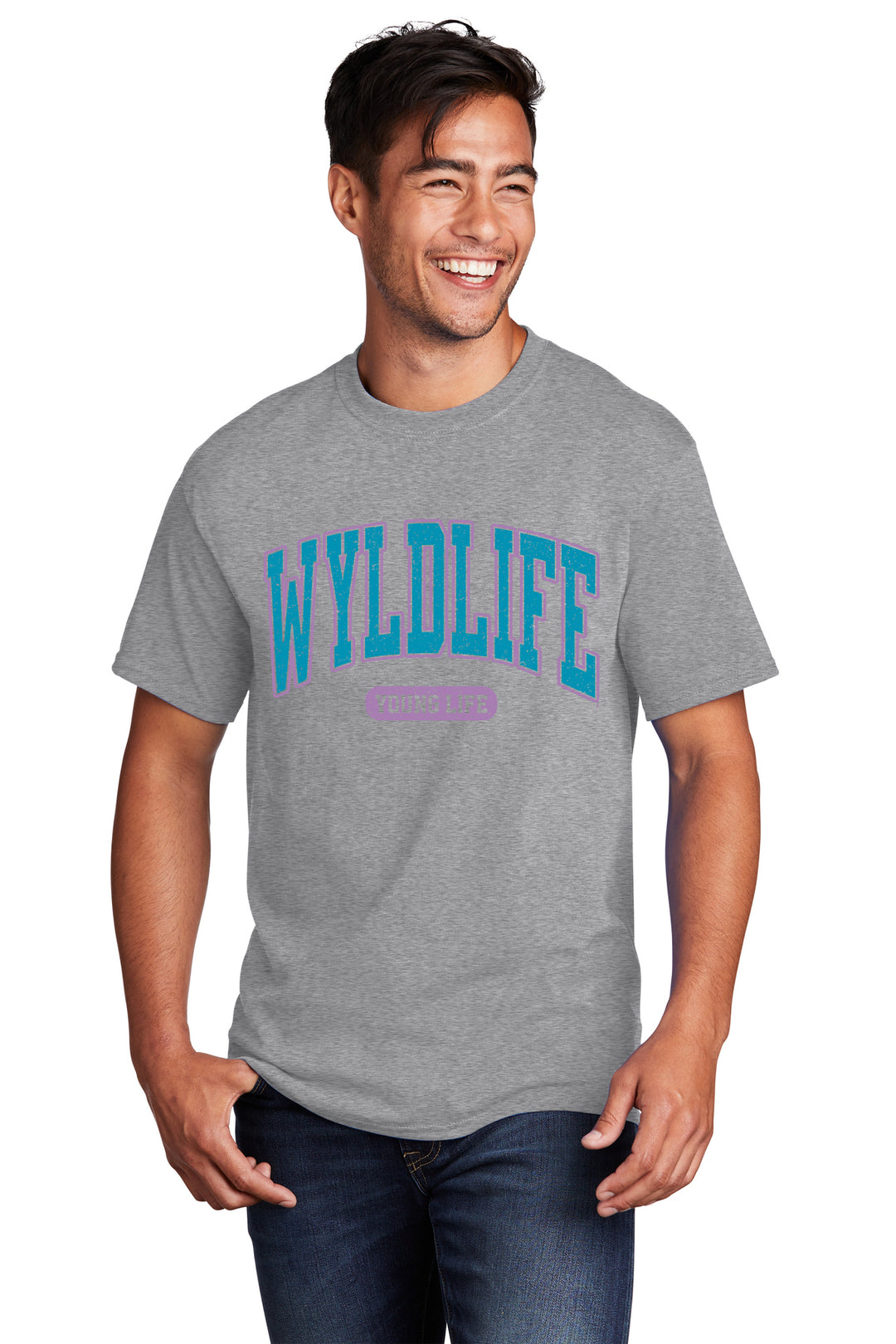 T-shirt universitaire arqué - Wyldlife