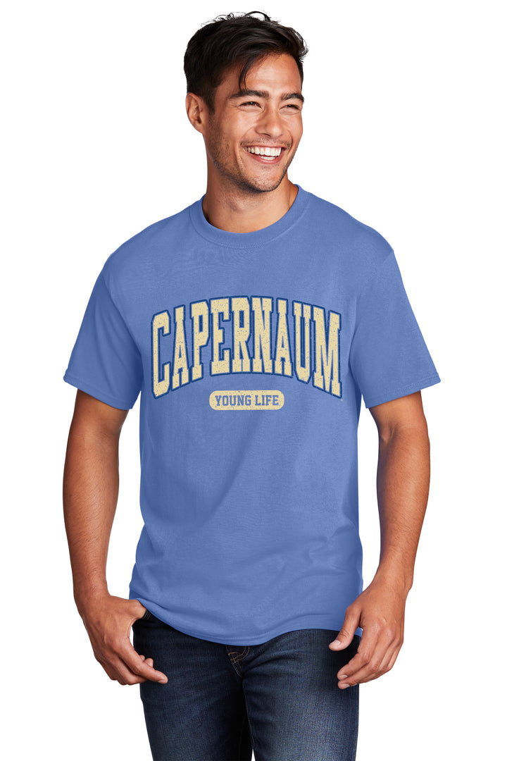 Arched Collegiate Tee- Capernaum