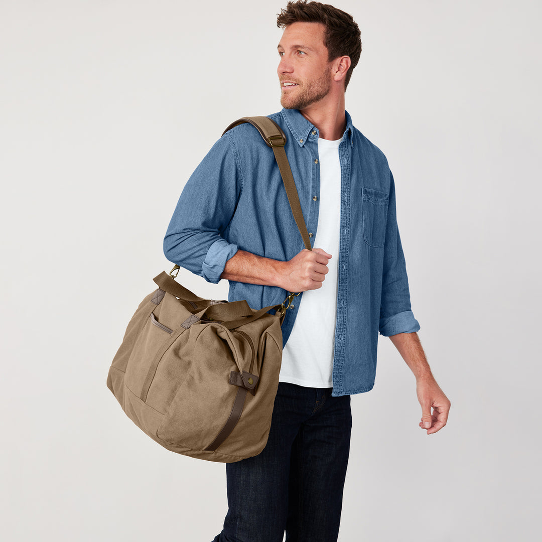 Port Authority Washed Canvas Duffel