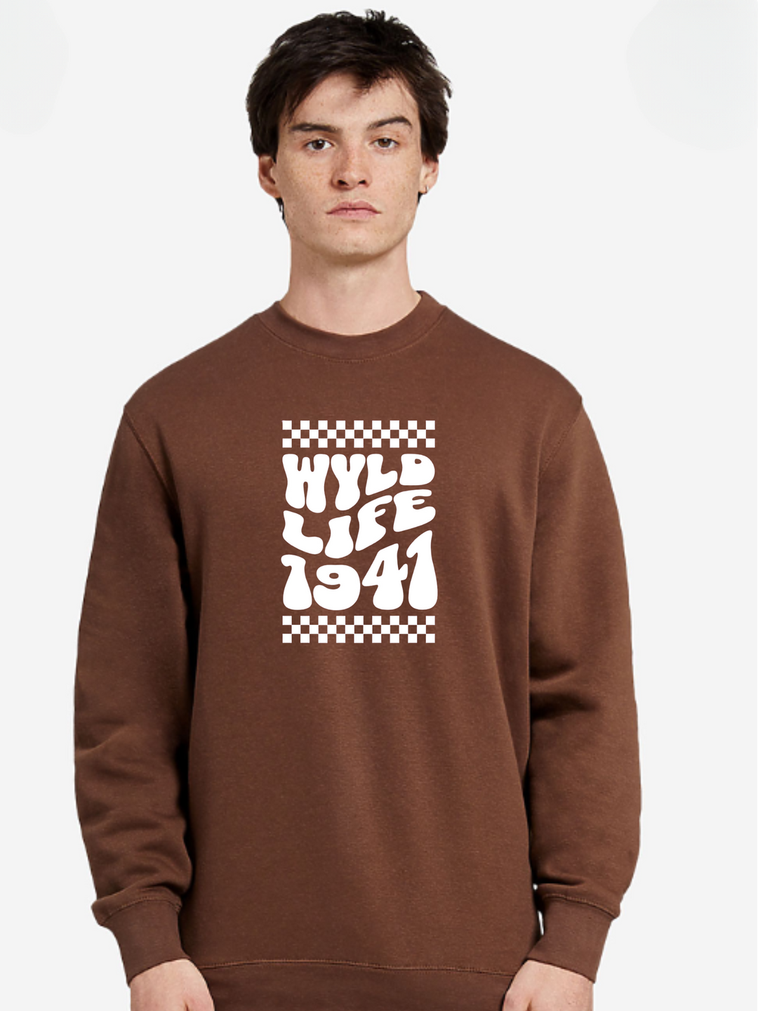 Wyldlife Groovy Typography Sweatshirt