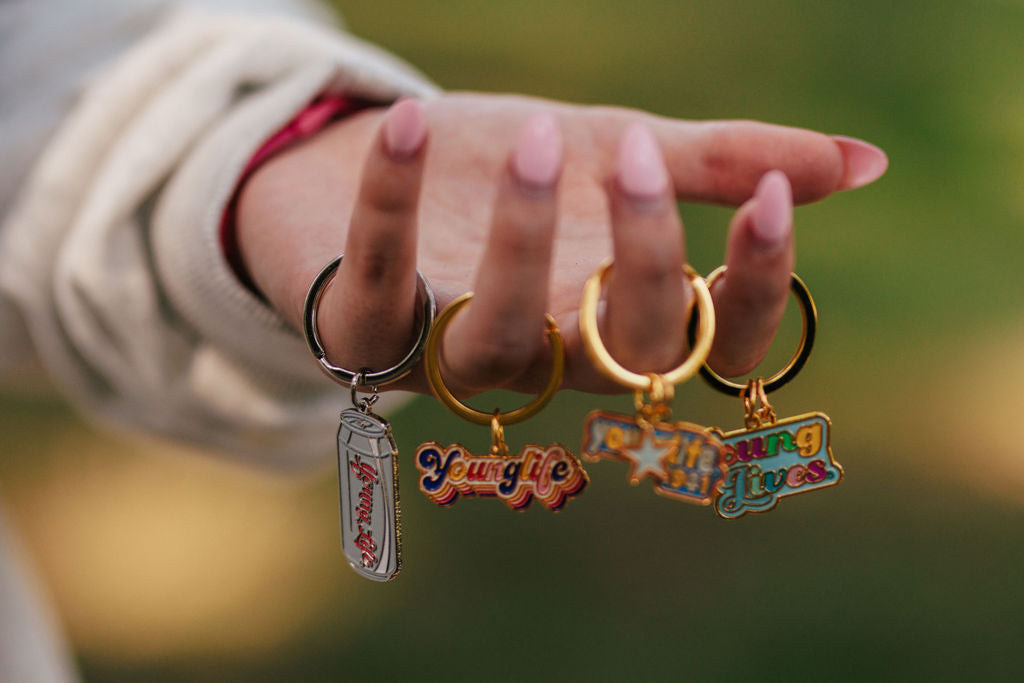 Enamel Charm Keychain