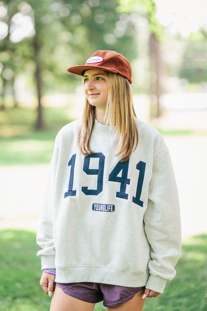 1941 Mock Neck Crew