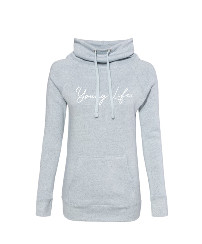 Womens cowl neck hoodie sale