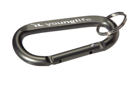 Large Carabiner 3.15" - Laser Engraved