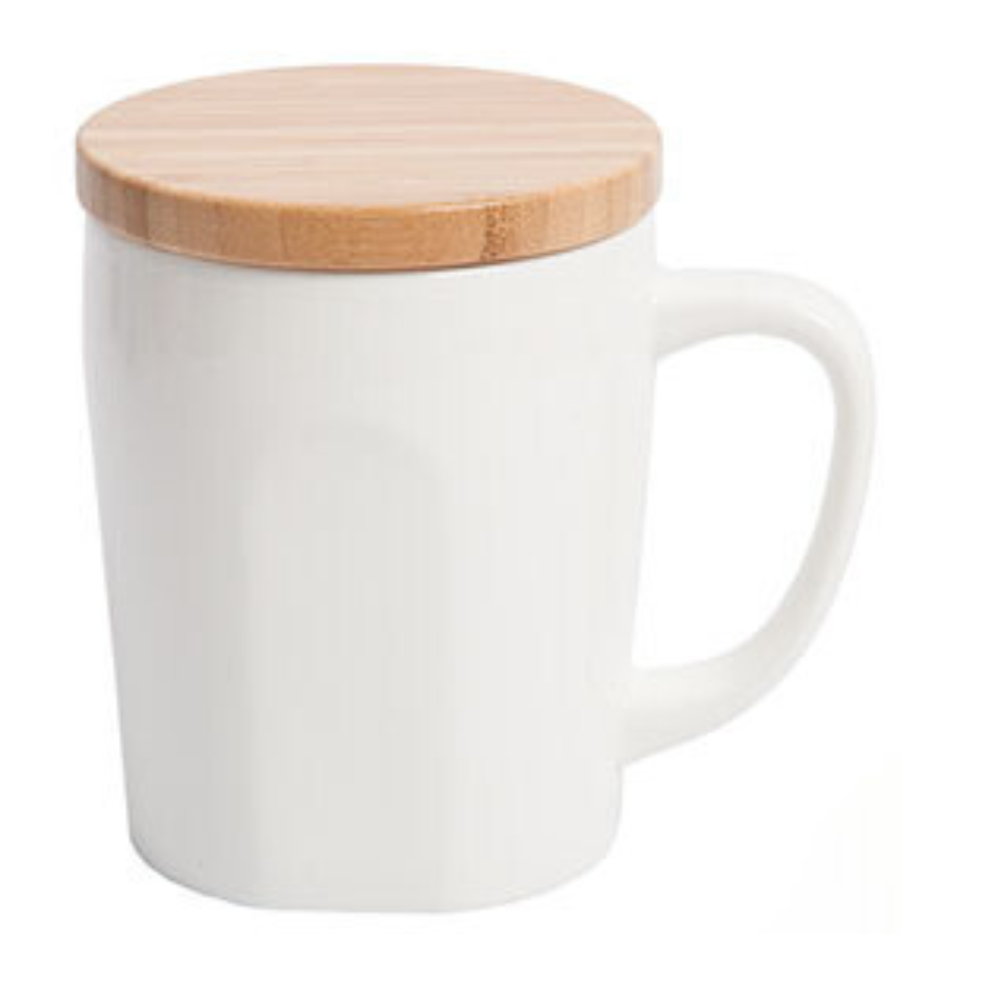 Custom Chic Mug With Bamboo Lid