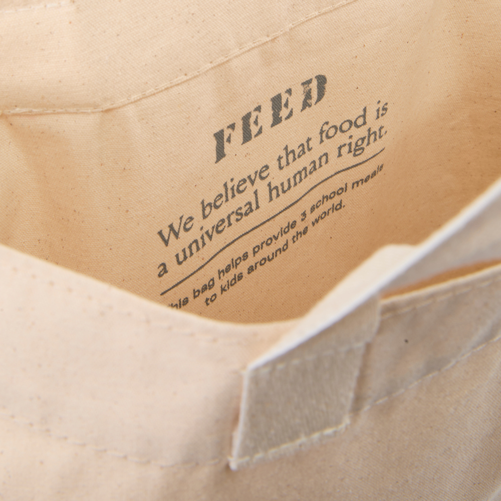 Custom FEED Organic Cotton Tote Bag