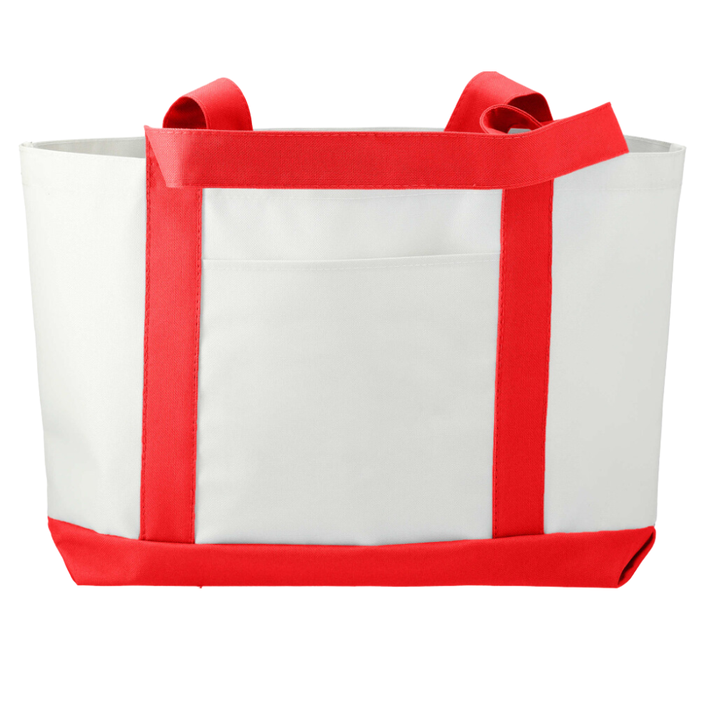 Custom Large Canvas Boat Tote Bag