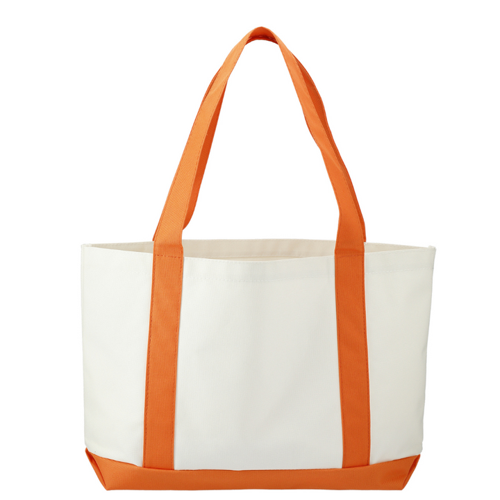 Custom Large Canvas Boat Tote Bag