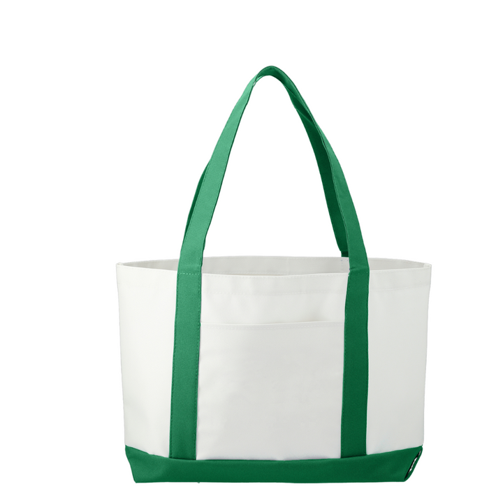 Custom Large Canvas Boat Tote Bag