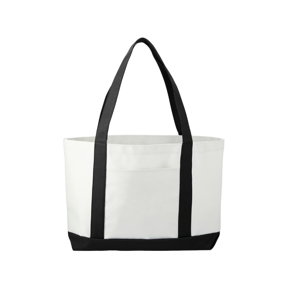 Custom Large Canvas Boat Tote Bag