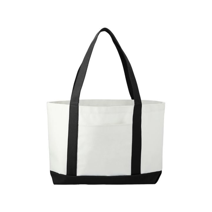 Custom Large Canvas Boat Tote Bag