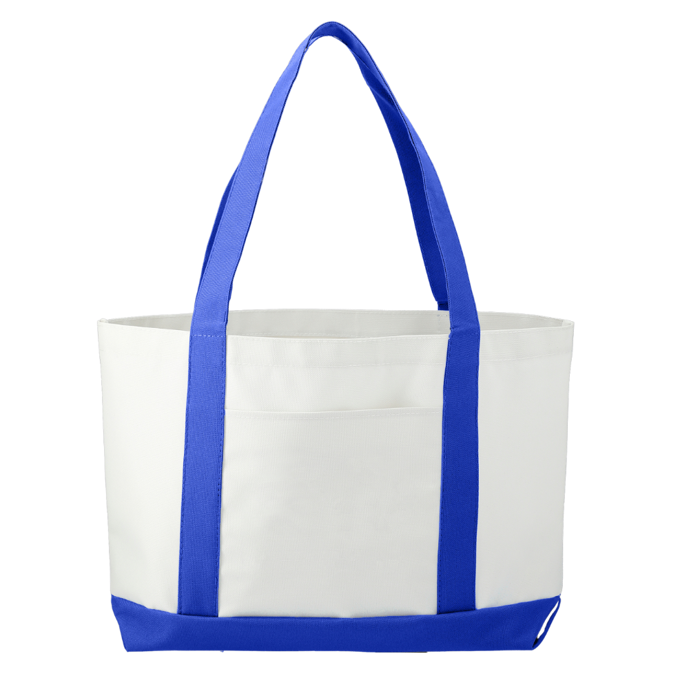 Custom Large Canvas Boat Tote Bag