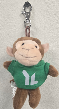 Porte-clés animal en peluche douce