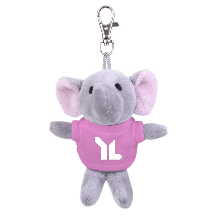 Porte-clés animal en peluche douce