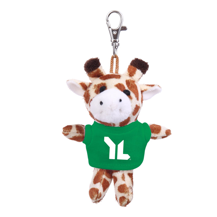 Porte-clés animal en peluche douce