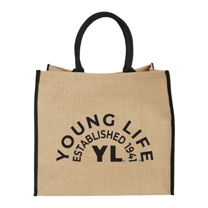 Large Jute Tote Bag
