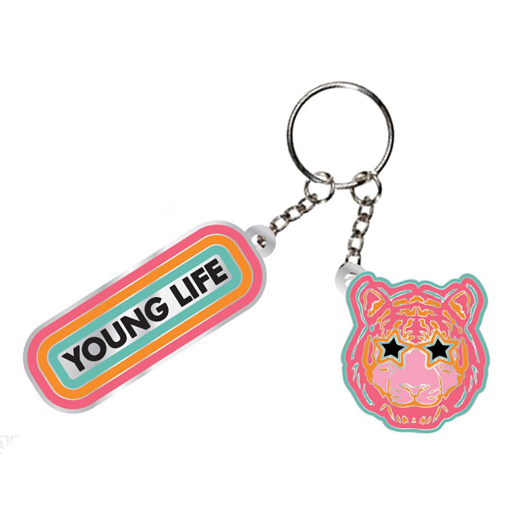 Enamel Charm Keychain