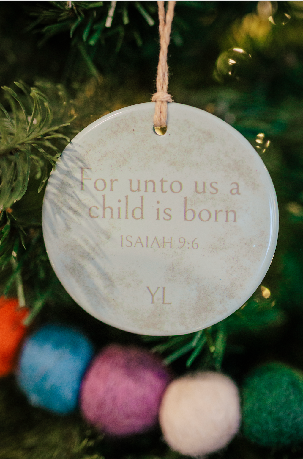 Ceramic Nativity Ornament