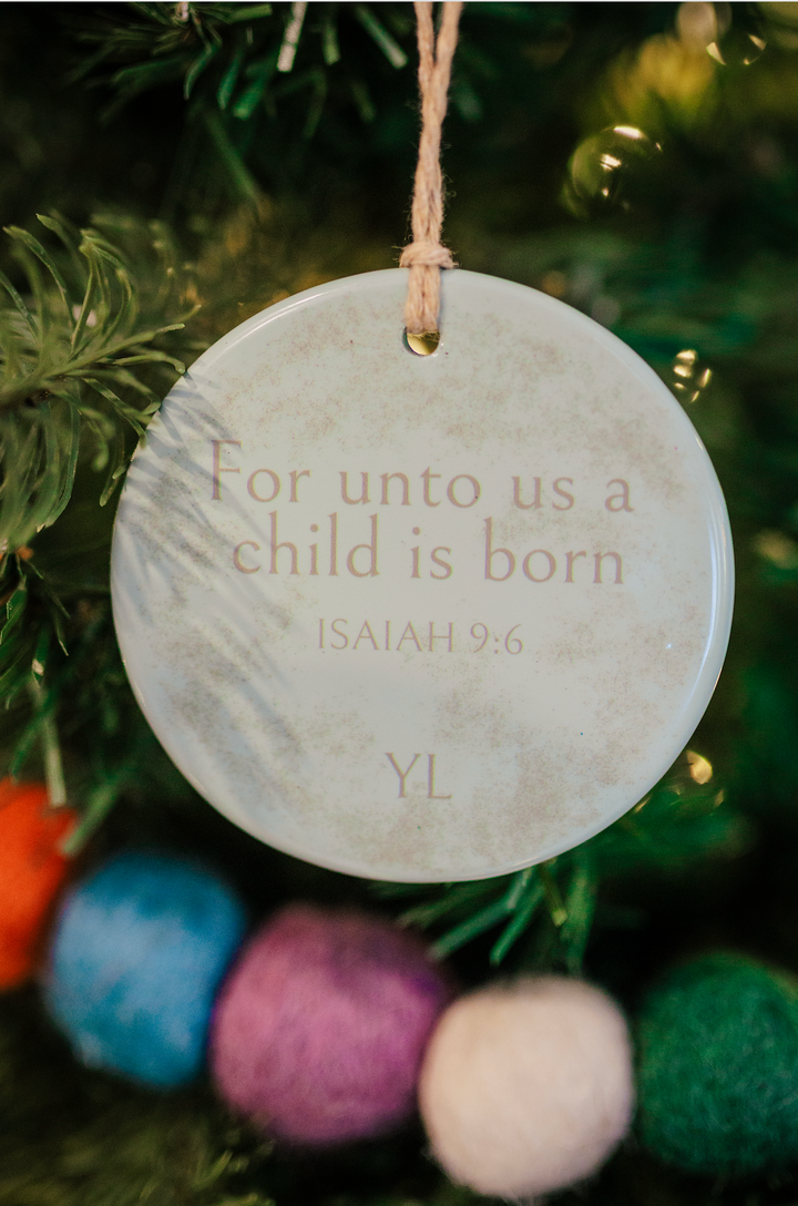 Ceramic Nativity Ornament
