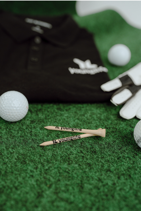 50-Pack Bulk 3-1/4" Wooden Golf Tees
