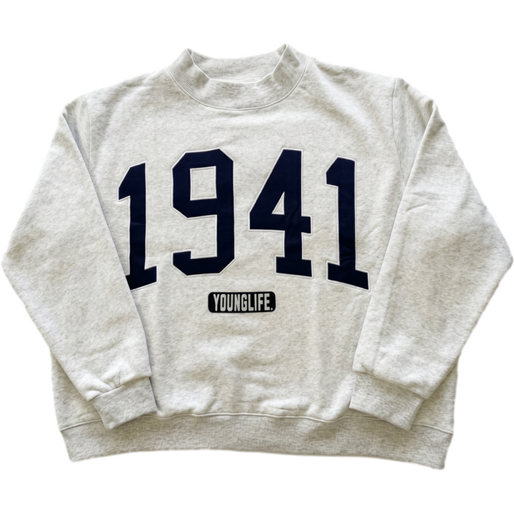 1941 Mock Neck Crew