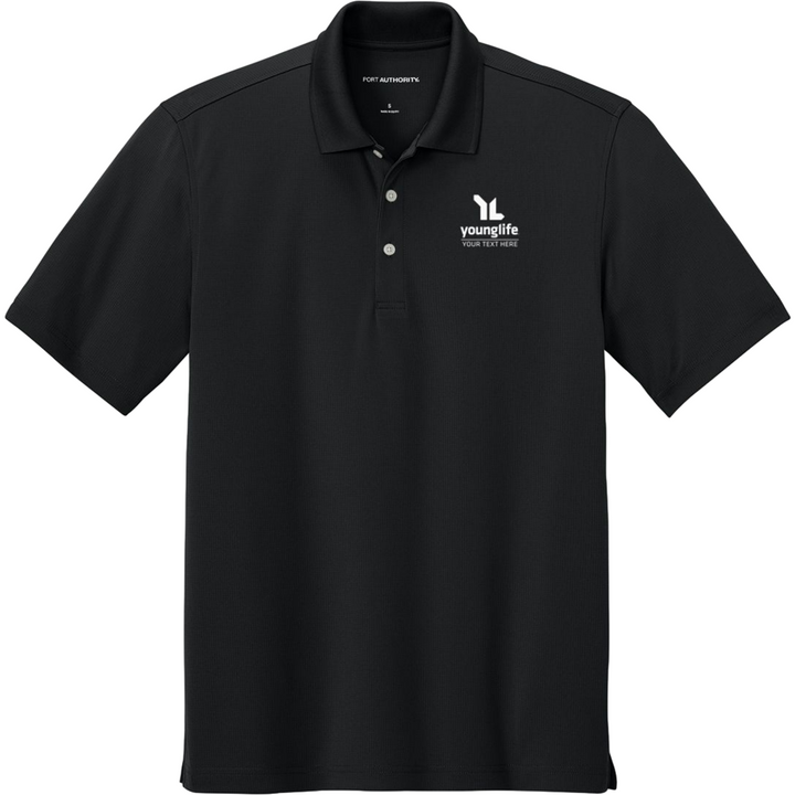 Dry Zone Stain-Release Grid Polo