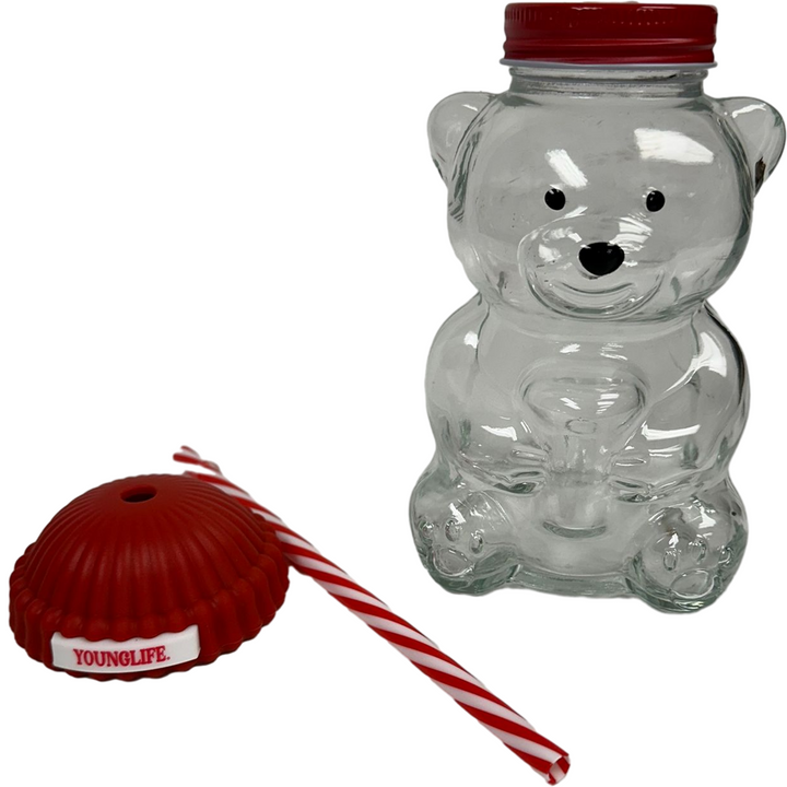 Glass Bear Cup