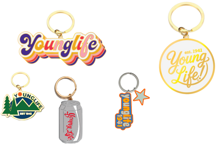 Enamel Charm Keychain