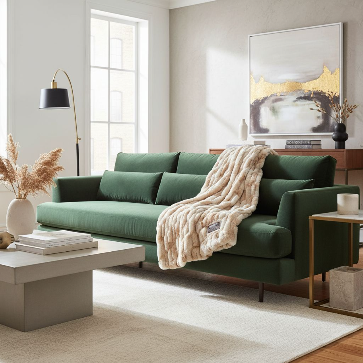 Luxury Chunky Faux Fur Blanket