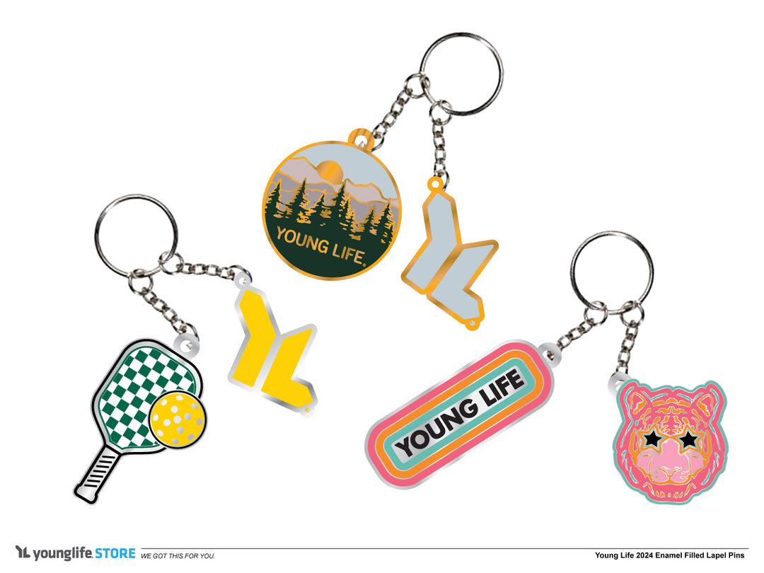 Enamel Charm Keychain
