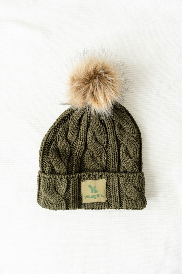Knit Pom Pom Beanie