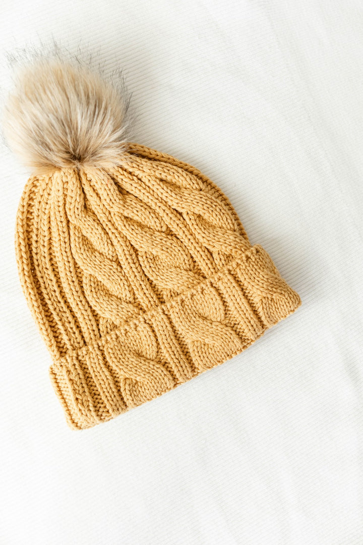 Knit Pom Pom Beanie