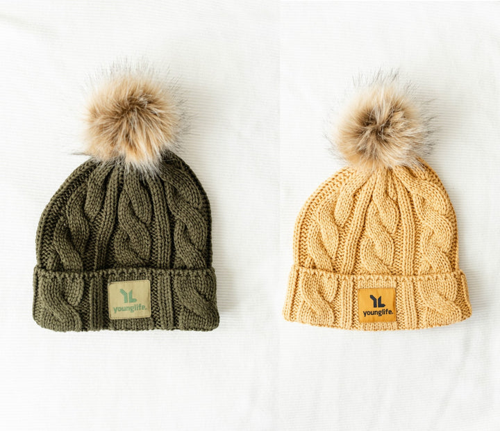 Knit Pom Pom Beanie