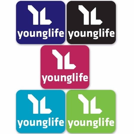 Autocollant avec logo YL