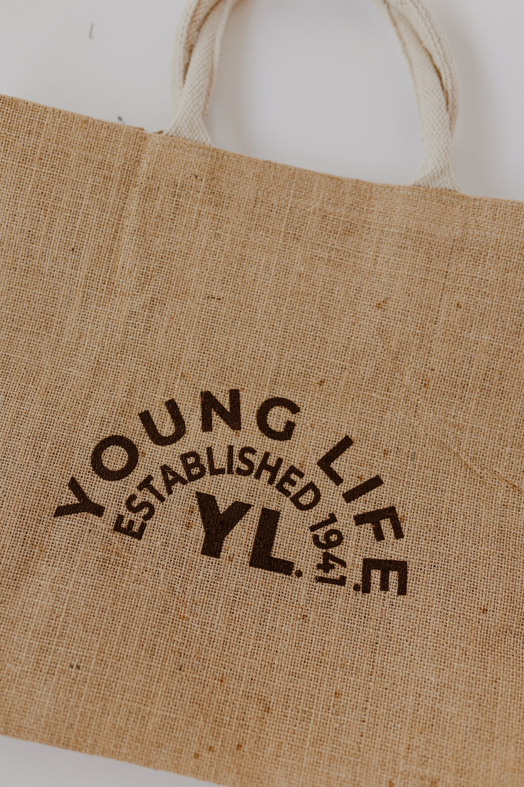 Large Jute Tote Bag