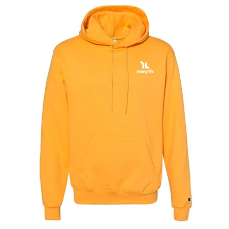 Champion light yellow online hoodie