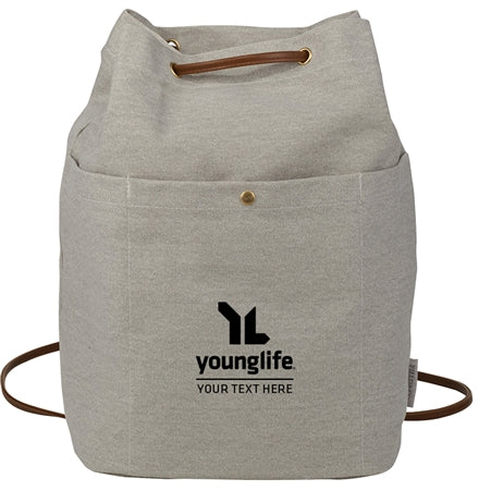 Custom Field &amp; Co. Cotton Canvas Convertible Tote