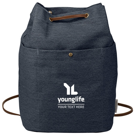 Custom Field &amp; Co. Cotton Canvas Convertible Tote