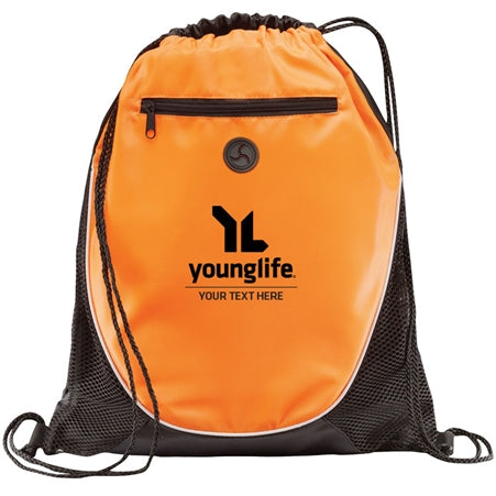 Custom Peek Drawstring Bag