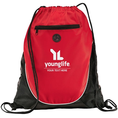 Custom Peek Drawstring Bag