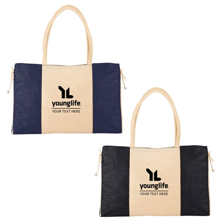 Custom Resort Jute Tote