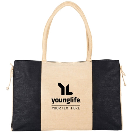 Custom Resort Jute Tote