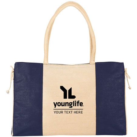 Custom Resort Jute Tote