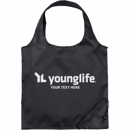 Custom Bungalow Foldaway Shopper Tote